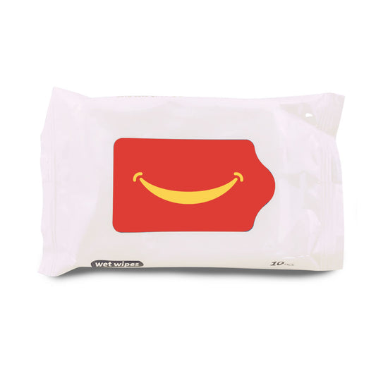 Package of Smile Sanitizing Wipes