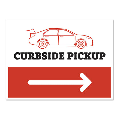Inform A-Frame Insert - Curbside Pickup - 20 In. x 15 In.