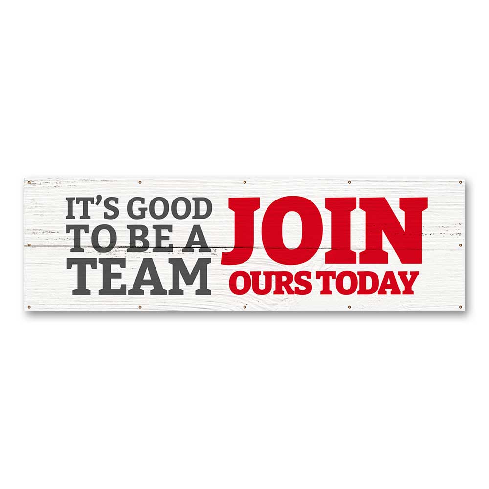 Team Members Signange Join Our Team - Banner 10 Ft. X 3 Ft. – OperationalSignage.com