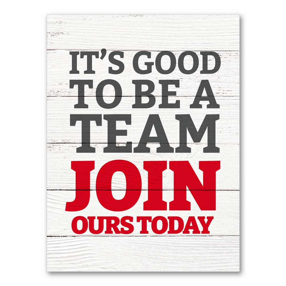 Join Our Team - Exterior Window Decal - 30 In. X 40 In.