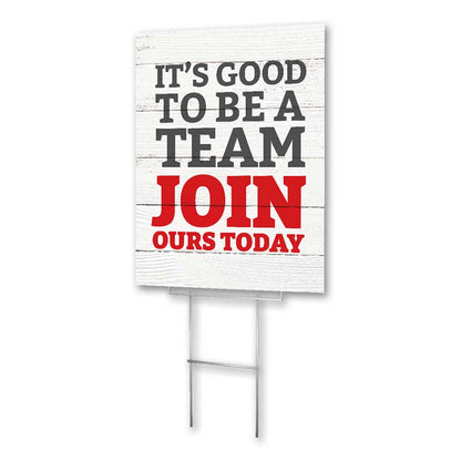 Join Our Team - XL Lawn Sign - 24 In. X 36 In.